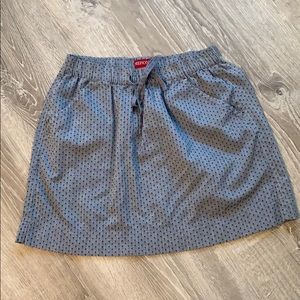 Merona chambray polka dot skirt